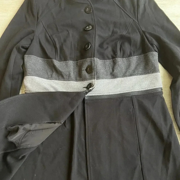 CAbi M #3176 Osaka Nights Convertible Jacket Coat Black Gray Career Classic - Picture 6 of 16